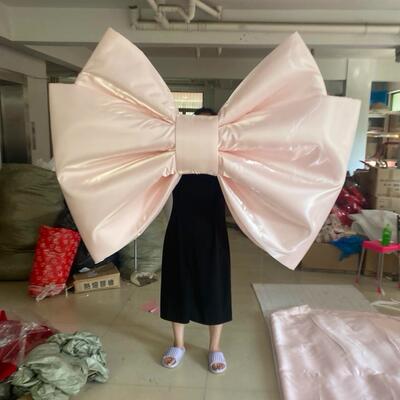 超大巨型立体蝴蝶结装饰商场店铺订婚礼花艺节日布置打卡美陈装饰