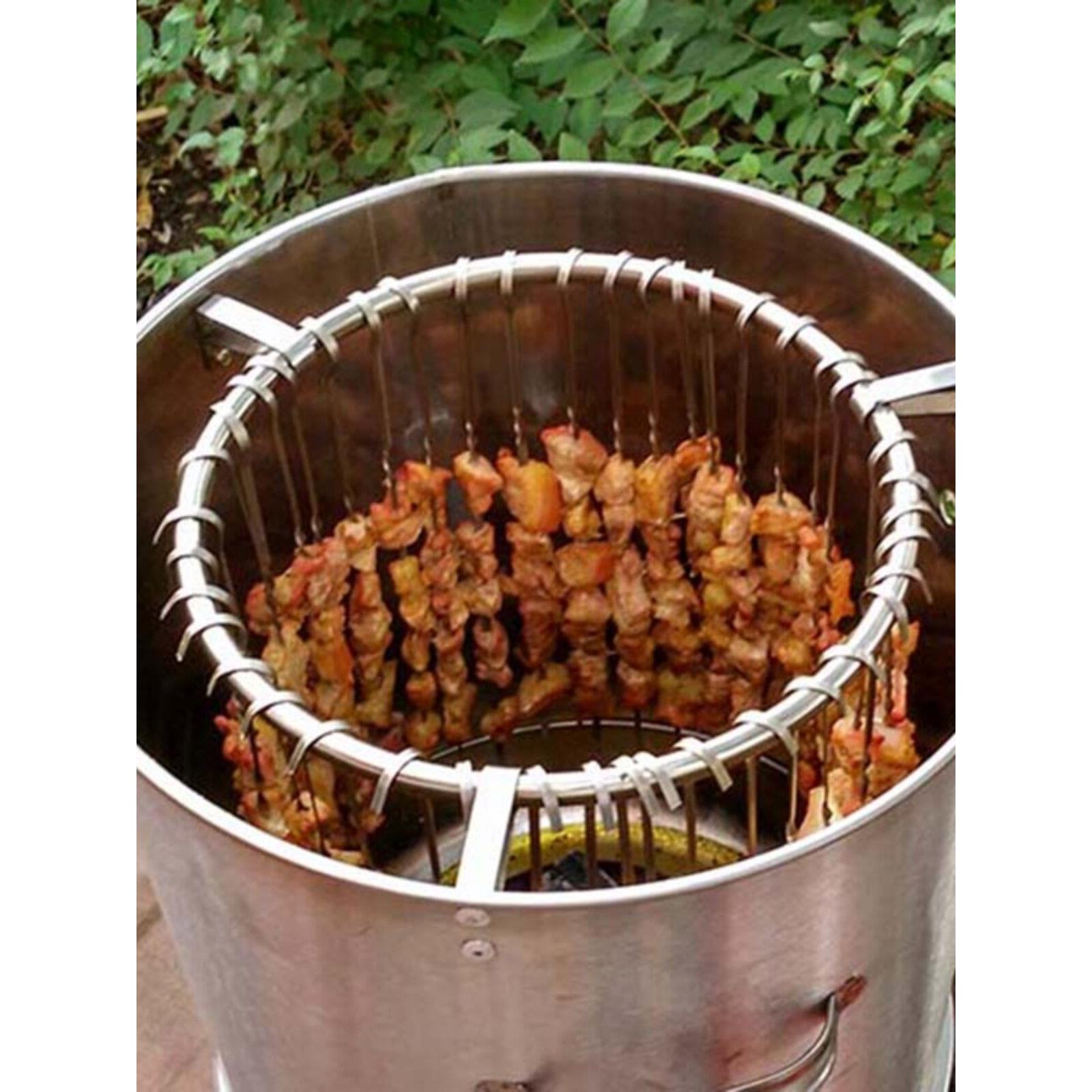 烧烤炉吊炉烤炉烤羊肉串家用户外木炭不易锈烤肉炉烤羊腿熏腊肉炉