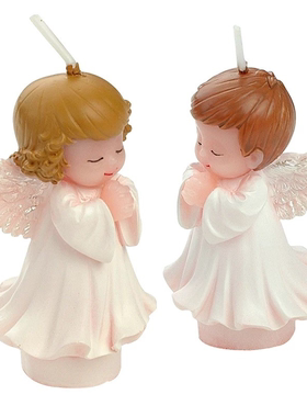 天使蜡烛男孩蜡烛女孩蜡烛宝宝蜡烛儿童蜡烛儿童生日蜡烛蛋糕装饰