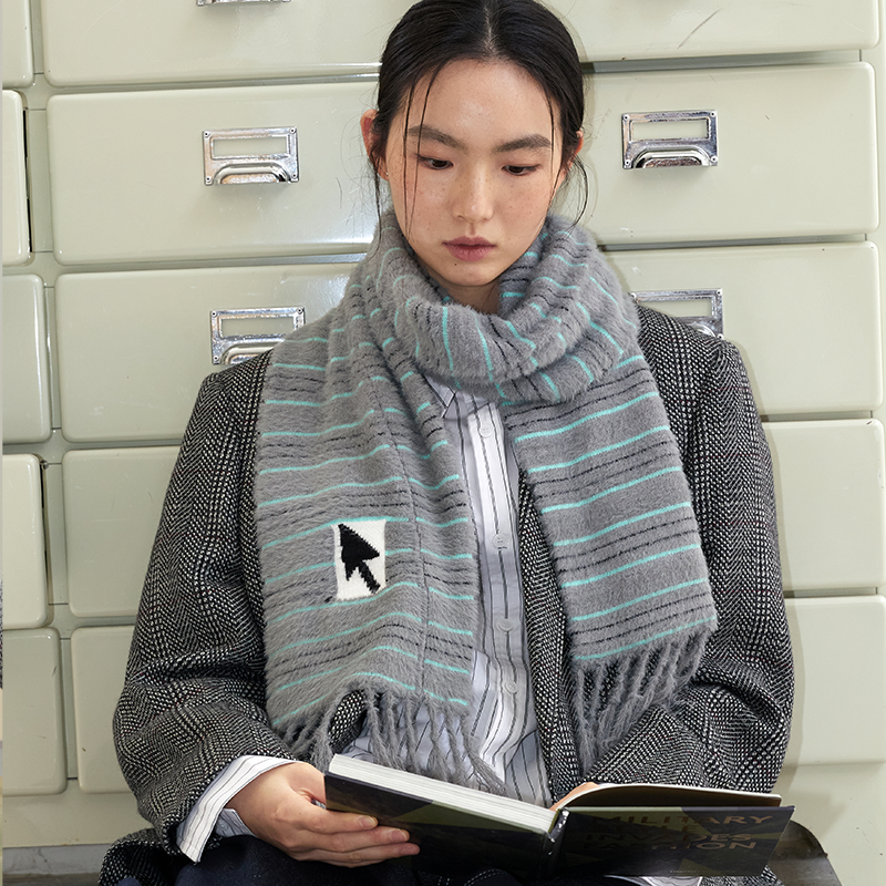 wishmore针织围巾保暖披肩