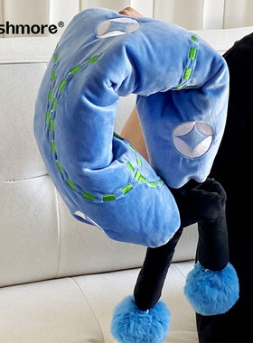 wishmore创意颈枕u型枕车载护颈办公室学生午睡旅行靠枕飞机睡枕