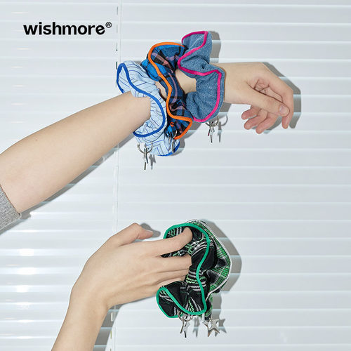 wishmore发圈盘发头绳小众可爱