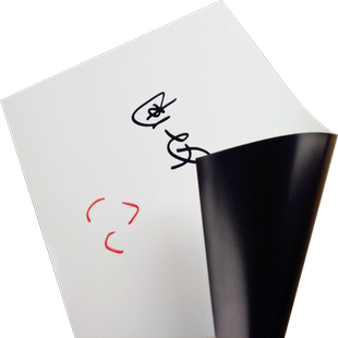 磁性冰箱贴白板磁性小黑板留言板可擦写家用冰箱磁力贴写字板涂鸦备忘记事小画板可移除磁吸软白板贴磁铁广告