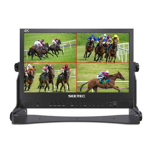 视瑞特 15.6寸监视器ATEM156便携监视器4路四画面显示屏高清导演单反箱载多机位铝箱防爆监视器HDMI线3G-SDI