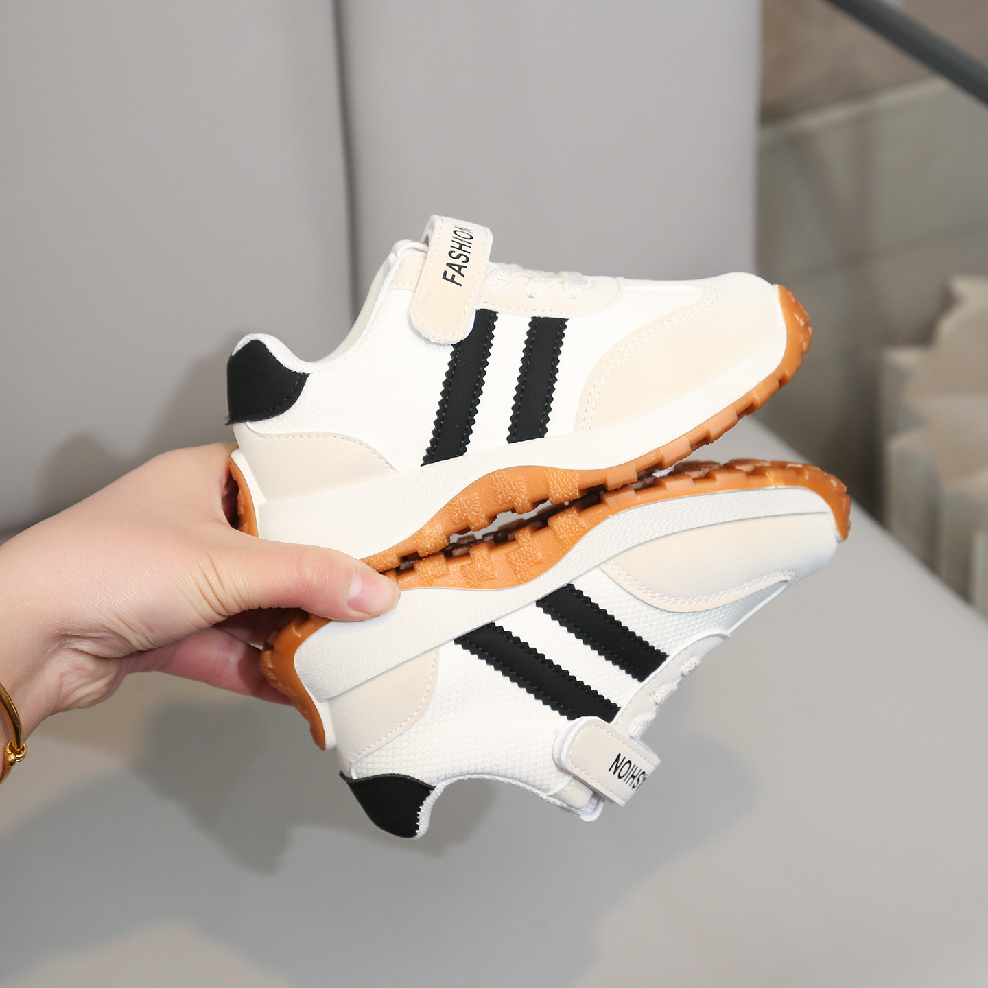 女童宝宝阿甘鞋2026新款春秋季网面透气网鞋中小童学生鞋子男童鞋