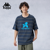 Kappa卡帕背靠背运动短袖 男款 2026新款 夏纯棉t恤复古休闲上衣半袖