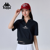 Kappa卡帕背靠背新款 女运动休闲短袖 T恤K0B62TX01