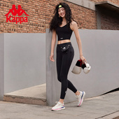 高腰瑜伽打底裤 健身训练裤 女2026春秋新款 Kappa卡帕背靠背紧身裤