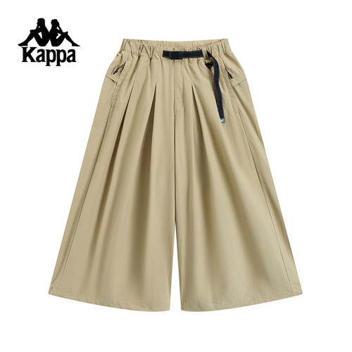 卡帕宽松休闲阔腿时尚女运动长裤