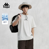 Kappa卡帕背靠背短袖 上衣 字母休闲T恤速干运动半袖 2026新款 男夏季