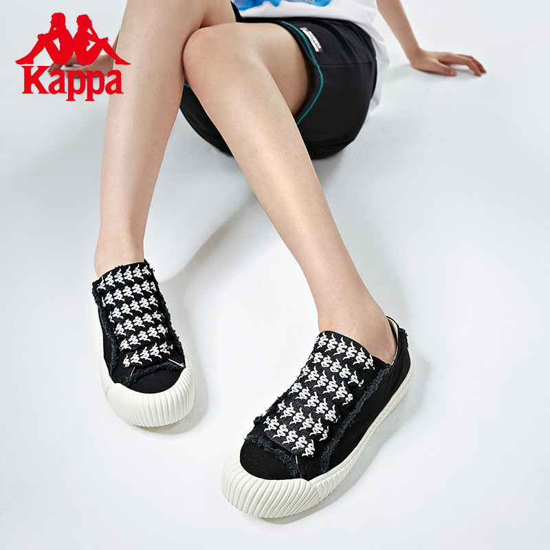 Kappa卡帕背靠背串标帆布鞋情侣男女低帮休闲板鞋运动小白鞋,运动鞋new,帆布鞋,淘宝优惠券,粉丝福利购,淘宝优惠卷