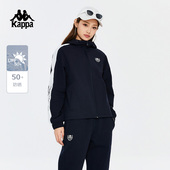 Kappa卡帕背靠背复古防风衣防晒衣2026新款 春夏休闲外套夹克 女款