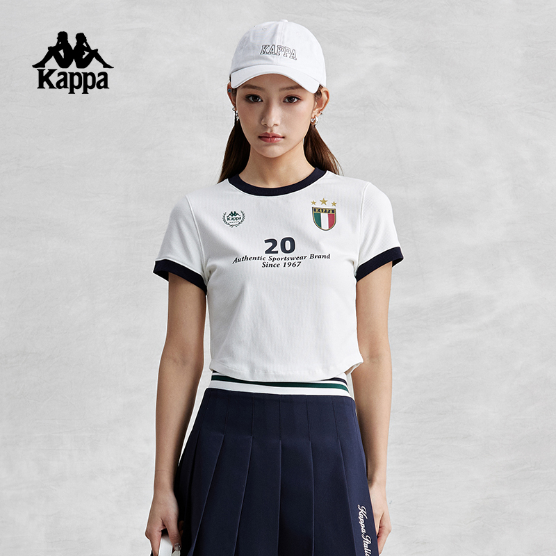 卡帕女短袖T-SHIRT潮流短款半袖