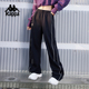 女裤 Kappa卡帕背靠背2026新款 子宽松休闲直筒裤 女运动裤 针织长裤