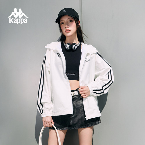 kappa运动外套男女款连帽