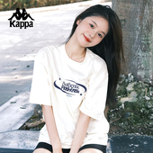 t恤女2026新款 夏季 纯棉透气半袖 Kappa卡帕背靠背运动短袖 上衣男款