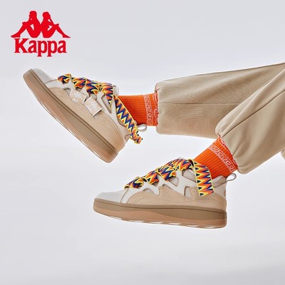 Kappa卡帕面包鞋新款情侣男女街头潮流解构板鞋运动休闲滑板鞋