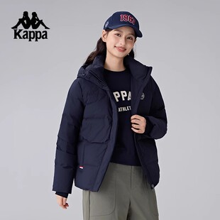 Kappa卡帕背靠背冬季 羽絨服保暖運動外套女面包服防寒服 時尚 新款
