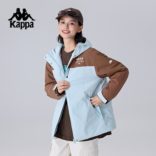卡帕女款运动保暖夹克棉服外套