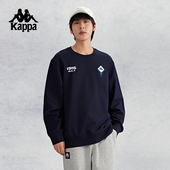 复古休闲t恤上衣长袖 2026新款 卫衣 男款 Kappa卡帕背靠背运动套头衫