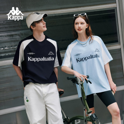 Kappa夏季情侣短袖女款T恤