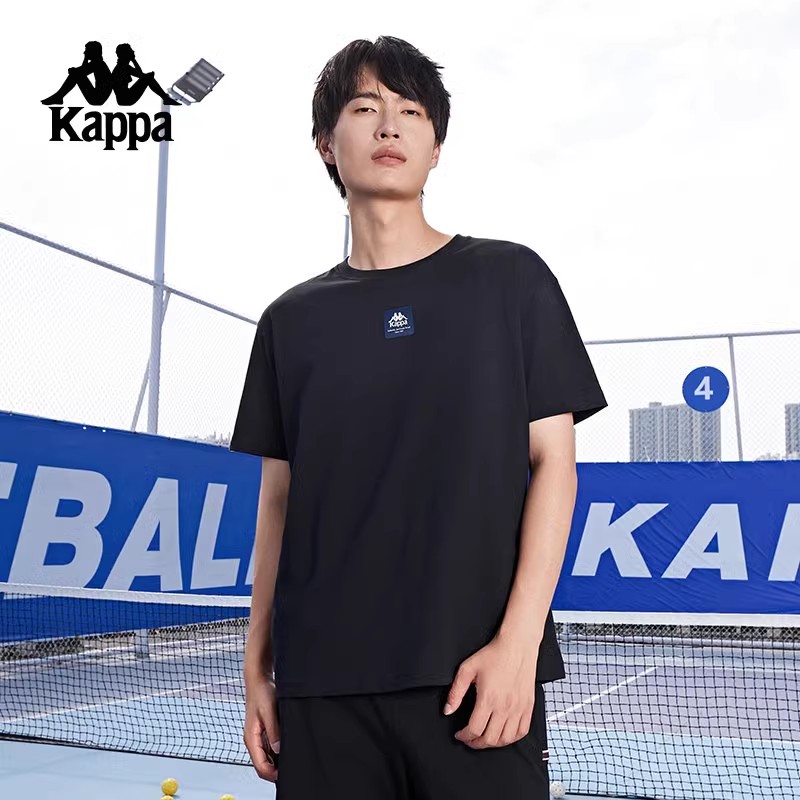 背靠背/Kappa男纯棉运动短袖t恤