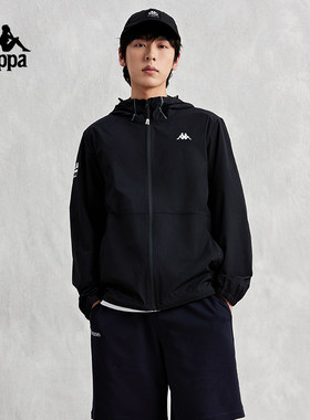 kappa卡帕运动男生连帽防晒外套