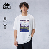 2026新款 夏季 凉感t恤运动半袖 Kappa卡帕背靠背防晒短袖 上衣男款 潮