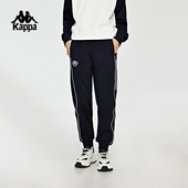 女款 字母长裤 针织运动休闲裤 长裤 小脚 新款 Kappa卡帕背靠背卫裤
