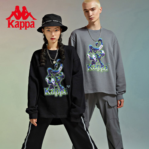 kappa卡帕套头衫宽松圆领