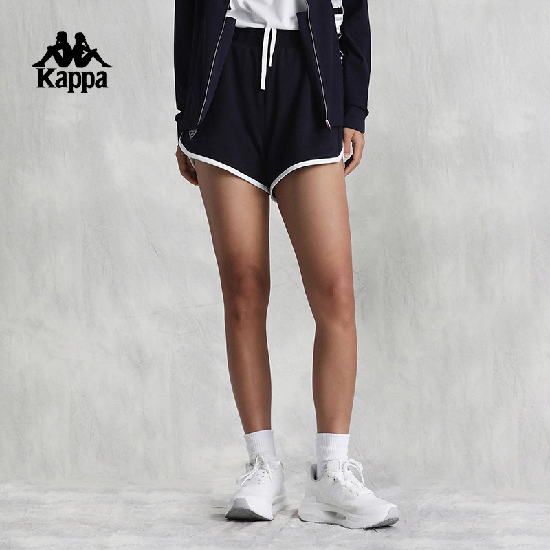 Kappa卡帕复古短裤2026新款女夏运动A字裤撞色三分裤K0E42DY22,运动服/休闲服装,运动中长裤／短裤,淘宝优惠券,粉丝福利购,淘宝优惠卷