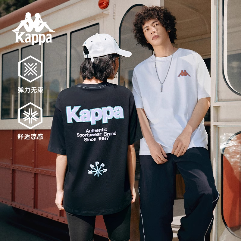 背靠背2025新款撞色运动t恤