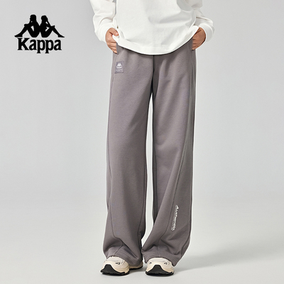 卡帕女士复古运动针织直筒裤