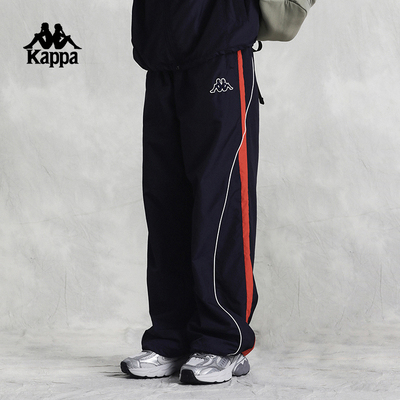 卡帕男运动裤撞色休闲束脚裤