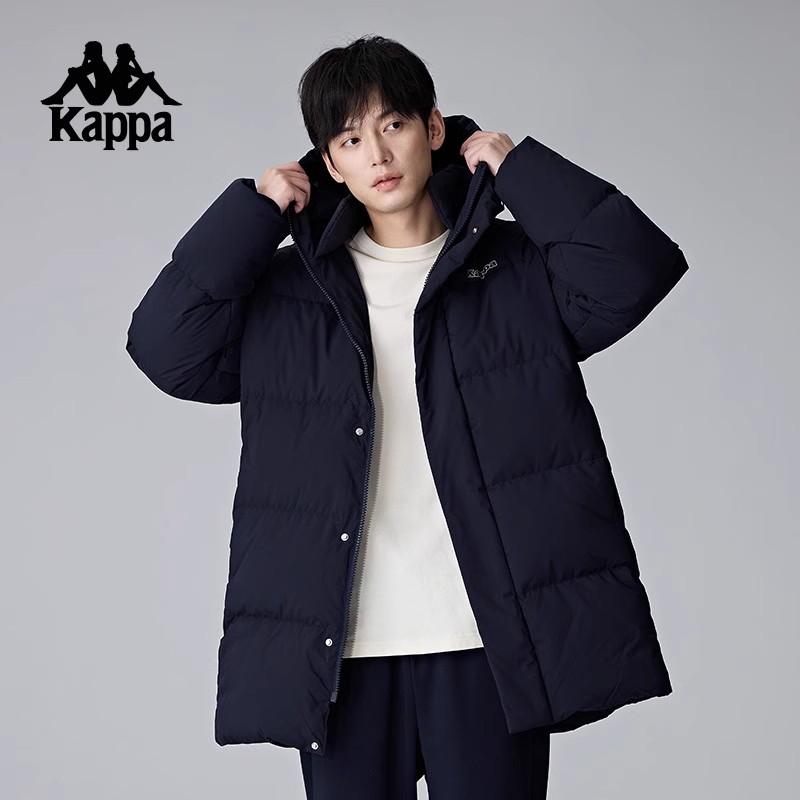 Kappa卡帕背靠背冬季运动羽绒服2025新款户外保暖防寒服男款外套