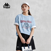 男女夏运动休闲T恤印花半袖 Kappa卡帕复古短袖 2026新款 多色上衣