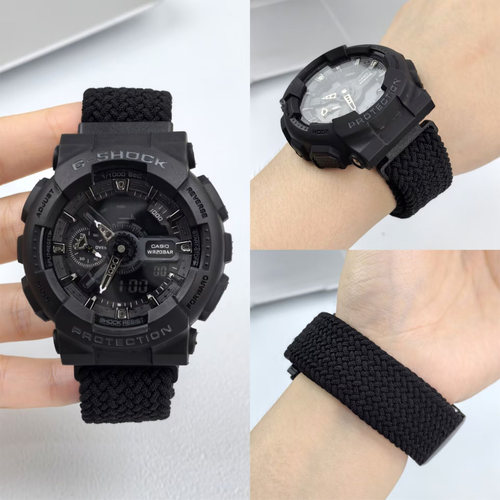 适用casio卡西欧GA110尼龙表带