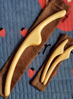 桧木面雕棒面雕棒瘦脸面部美容美体塑形点穴按摩美容院通用