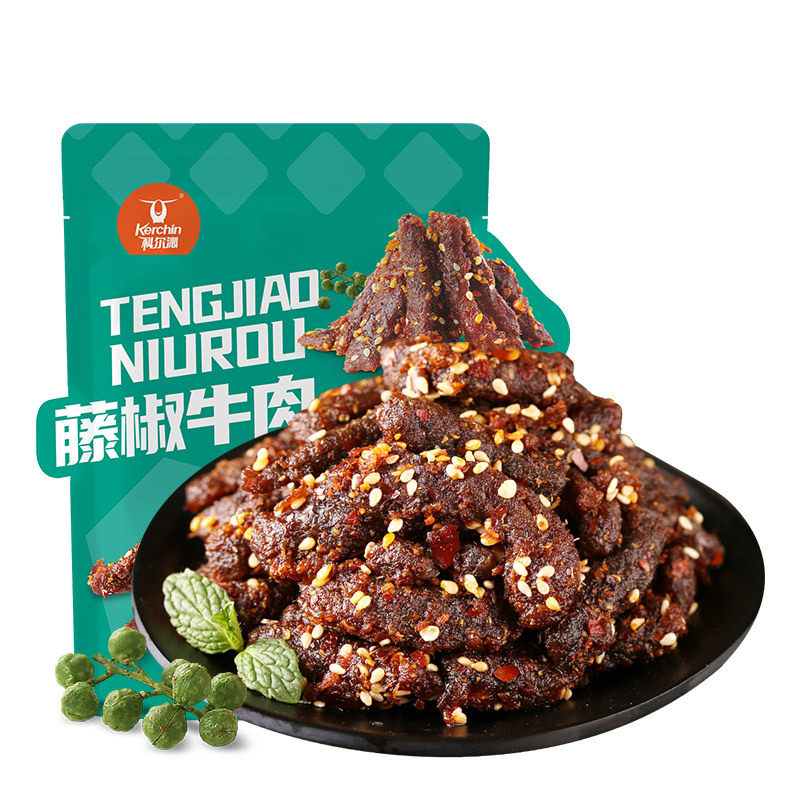 KERCHIN/科尔沁藤椒牛肉藤椒牛肉干内蒙特产麻辣牛肉休闲零食