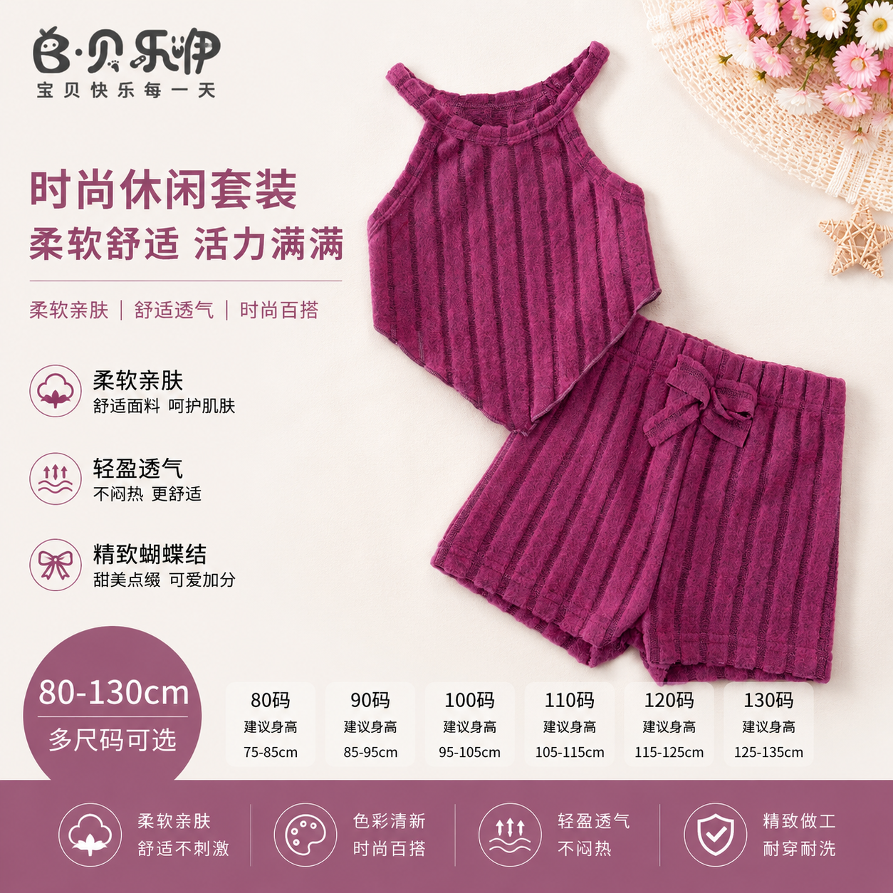 女童睡衣夏季薄款可爱超萌女宝宝家居服套装儿童空调服吊带两件套