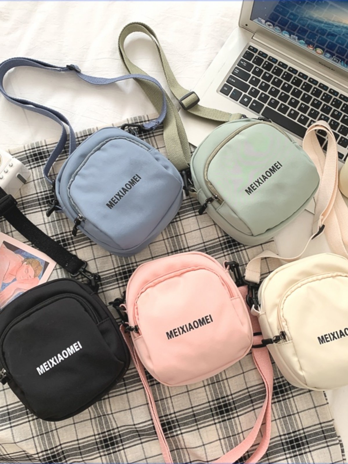 迷你小包包帆布女包新款2023休闲时尚单肩斜挎包百搭ins超火小包