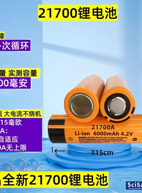 正品21700锂电池6000 5000mah强光手电充电宝电动工具定制大容量
