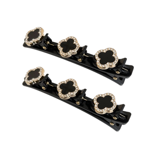 公主头编发夹女2025新款前额碎发鸭嘴夹气质侧边刘海夹子头饰发卡