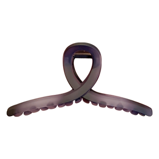 白色亚克力抓夹韩国优雅气质发卡子大号鲨鱼夹后脑勺发夹子女头饰