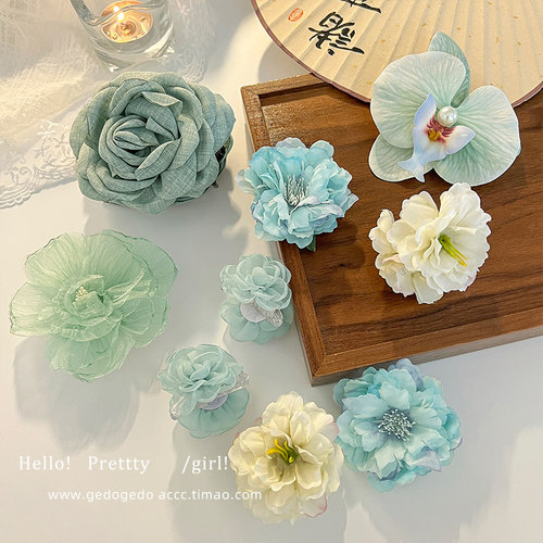 少女花朵甜美发夹发夹森系