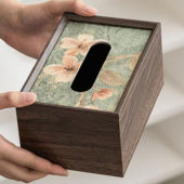 木质轻奢纸巾盒茶几家用中式 高级客厅高档酒店桌面收纳盒餐厅纸盒