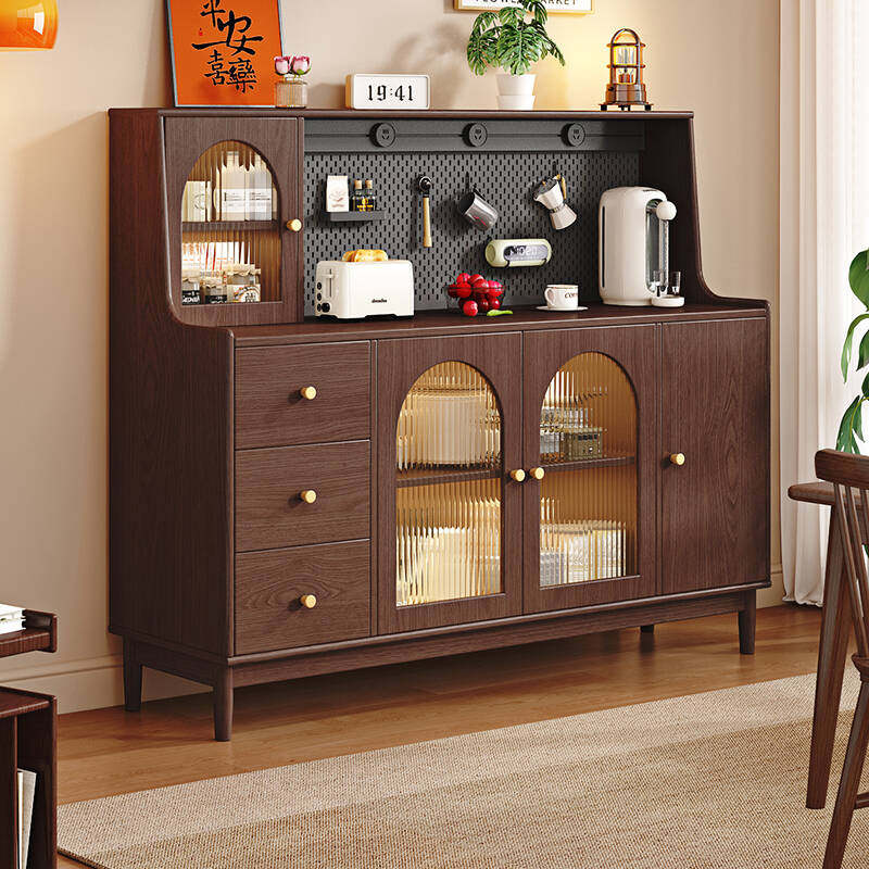 实木餐边柜靠墙一体柜子储物柜茶水柜家用置物柜厨房橱柜客厅矮柜,住宅家具,餐边柜,淘宝优惠券,粉丝福利购,淘宝优惠卷