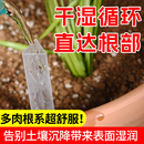 盆土透气通气管花卉履职防烂根工具花盆土壤通风导管绿植透气辅助