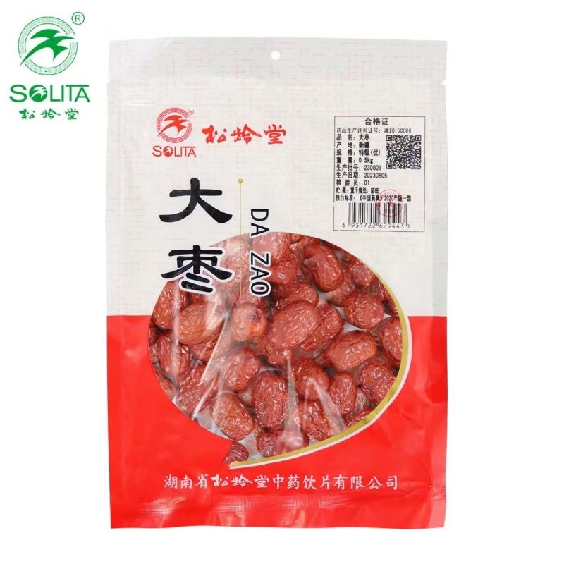 大枣（松龄堂） 0.5kg/袋 特级新疆大枣zf