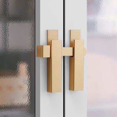 免打孔合金推拉门房门木门插销